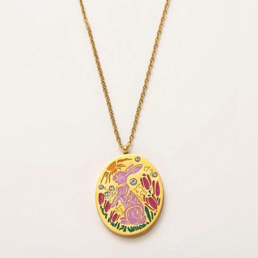Rabbit Pendant Necklace S902